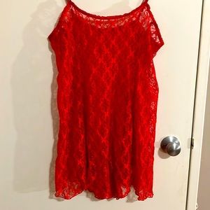 Beautiful bright red nighty
